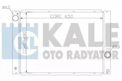 KALE OTO RADYATOR 341905 -  Радиатор, охлаждение двигателя